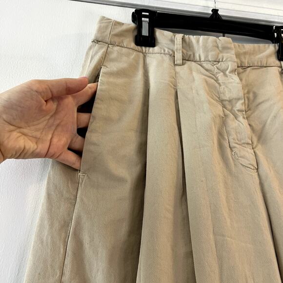 Nili Lotan Dillon Sandstone Wide Leg Pant size 6 high rise - Picture 4 of 7